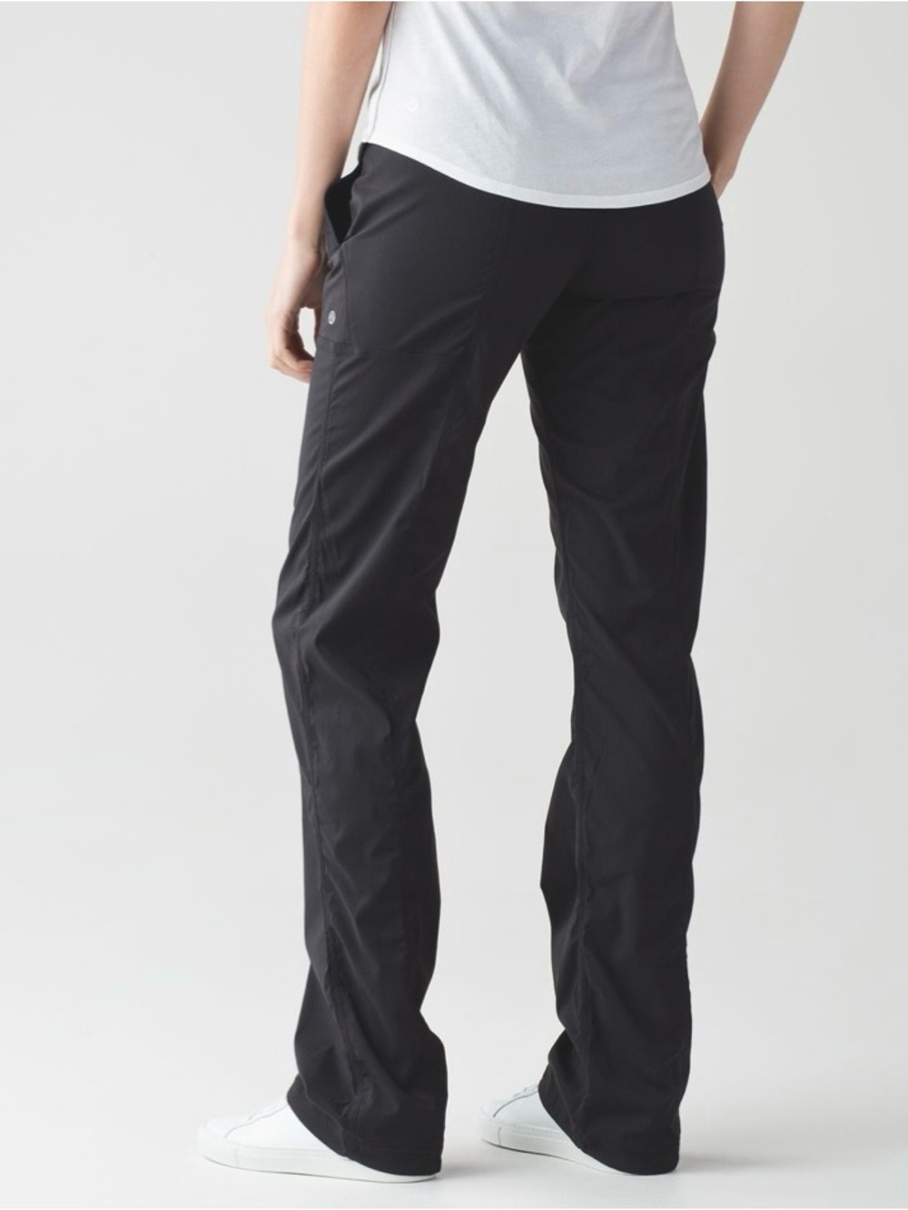 NWOT Lululemon Regular Dance Studio Pants Unlined Drawstring Black Medium Women